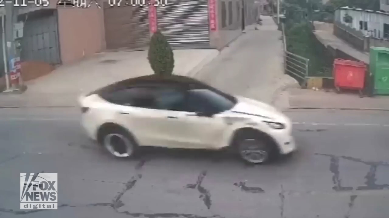 Fatal Tesla crash caught on camera