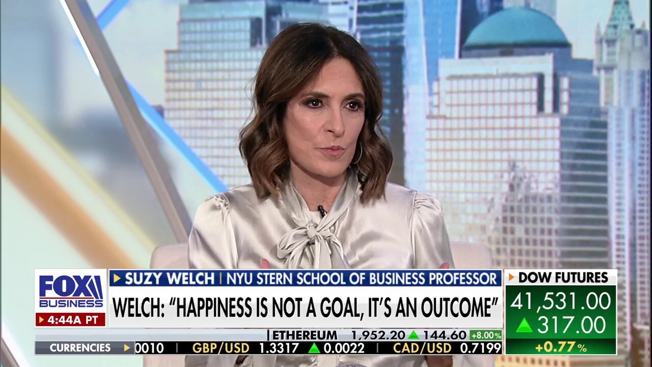 NYU Professor Suzy Welch unveils detailed plan on achieving your values