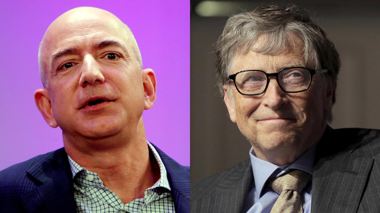 Amazon’s Jeff Bezos nears Gates as richest man