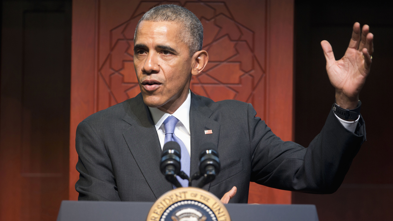President Obama visits Baltimore mosque