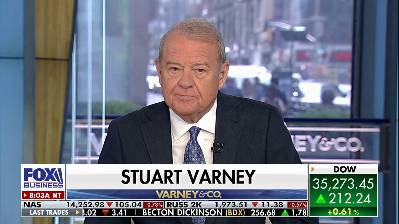 FOX Business host Stuart Varney argues Biden will 'not see' the problems while visiting Philadelphia. 