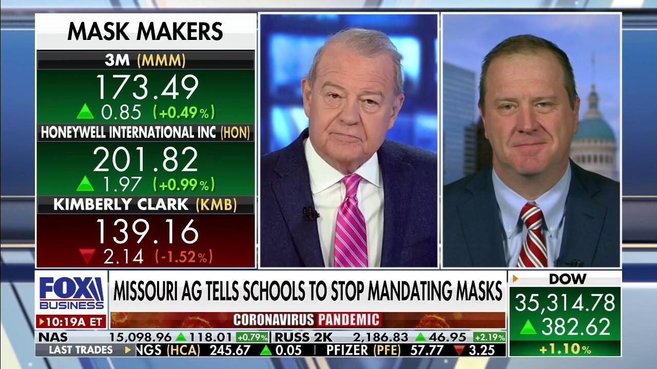 Missouri Attorney General Eric Schmitt argues schools do not have the authority to force children to wear masks on 'Varney & Co.'