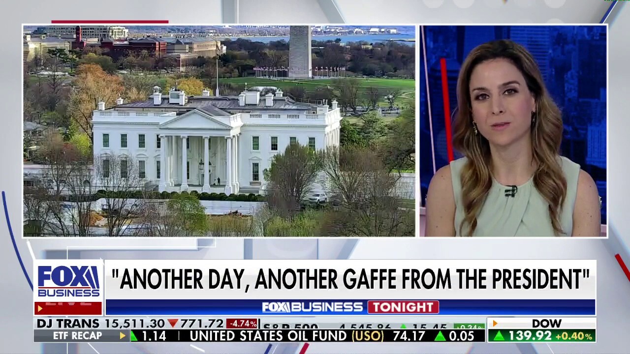 Jackie DeAngelis gives her ‘Two Cents’ on Biden’s speech on renewable energy and his latest gaffe on ‘Fox Business Tonight.’