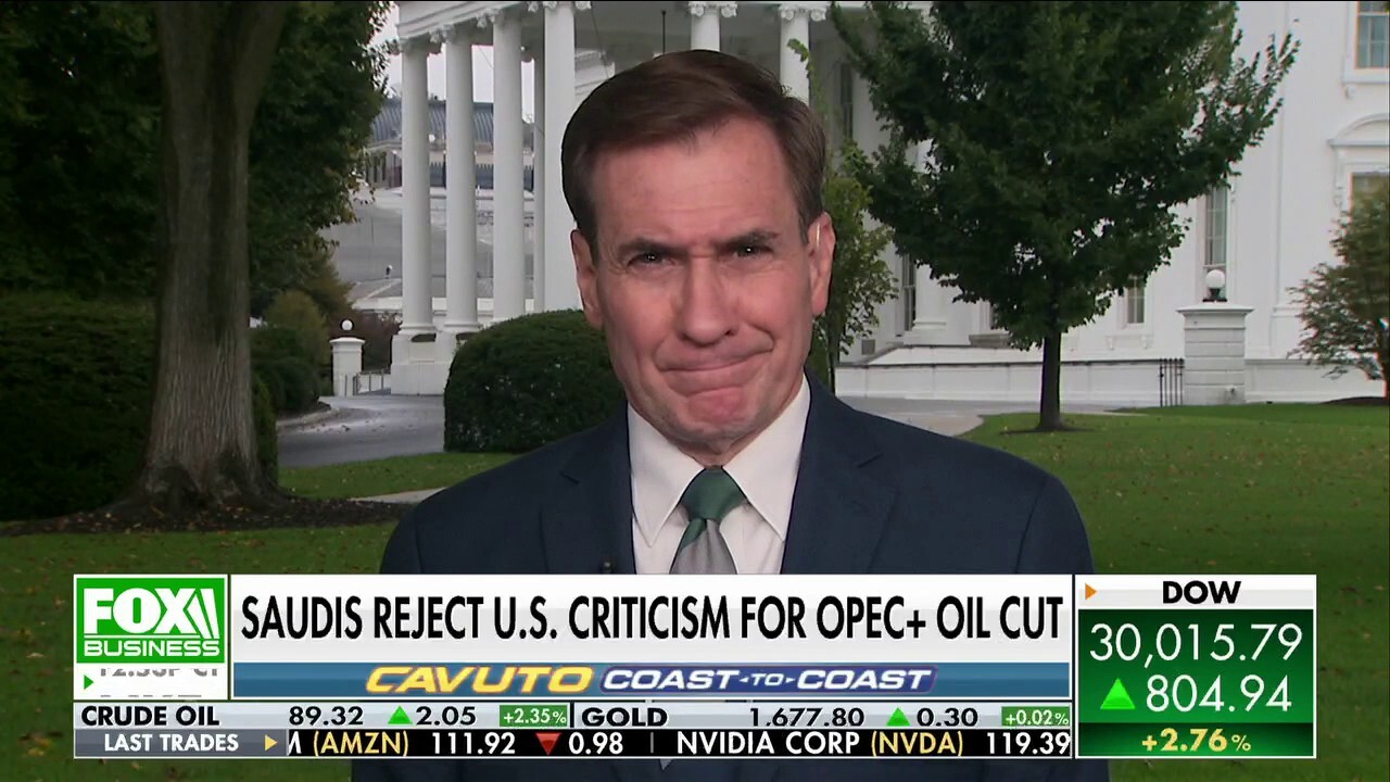 National Security Strategic Communications Coordinator John Kirby discusses the Biden administration’s relationship with Saudi Arabia following OPEC’s decision to cut oil production.