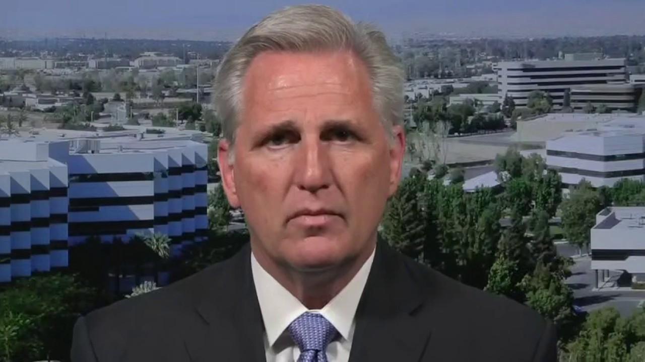 Rep. Kevin McCarthy says Democrats are politicizing the United States Postal Service