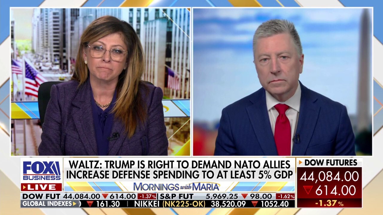 Former U.S. ambassador to NATO Kurt Volker joins 'Mornings with Maria' to react to President Donald Trump's tariffs set to take effect in China, Mexico and Canada as the he vows levying tariffs on the E.U.