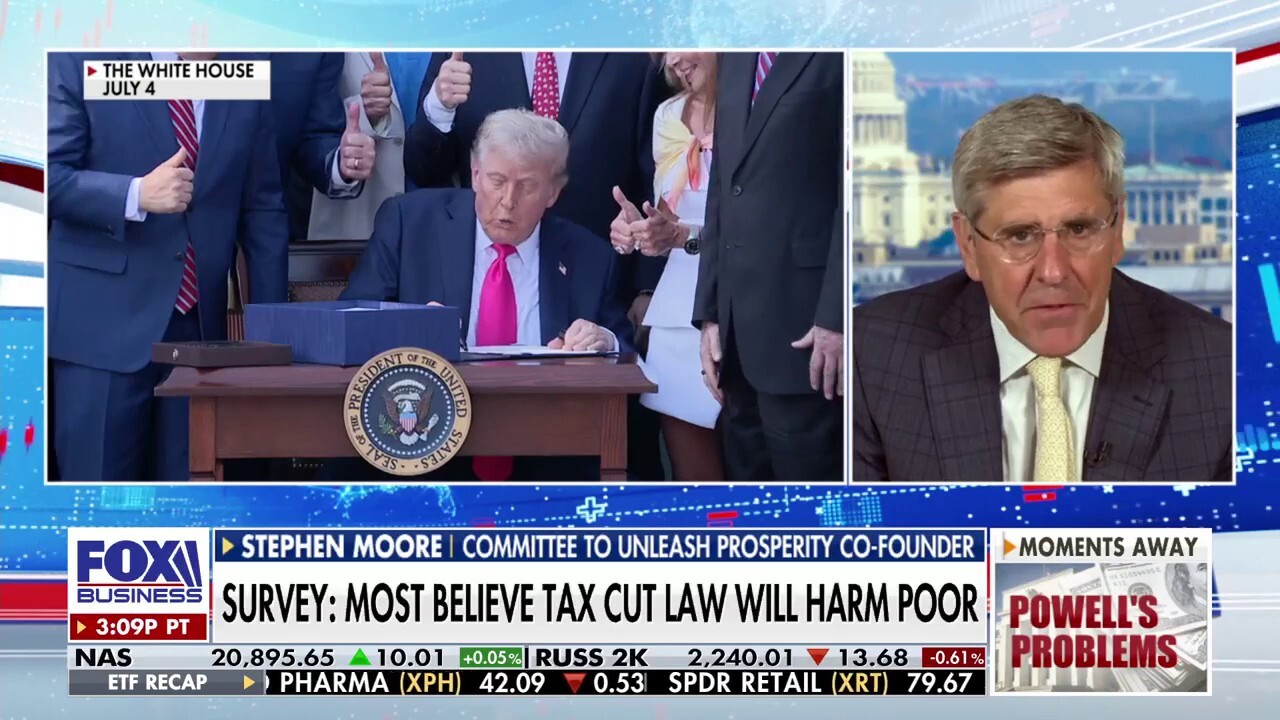 Economist Steve Moore applauds President Donald Trump for signing a cryptocurrency bill into law on ‘The Bottom Line.’