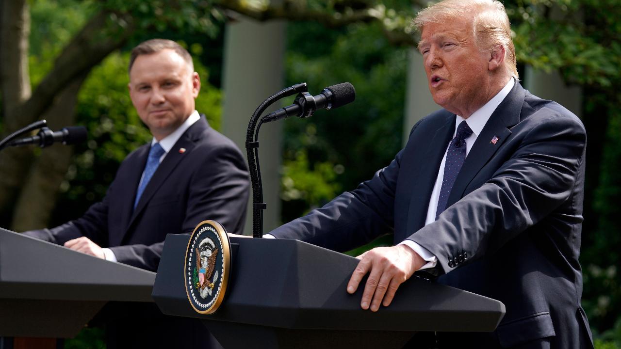 Trump applauds Poland's border security, 5G development, NATO participation