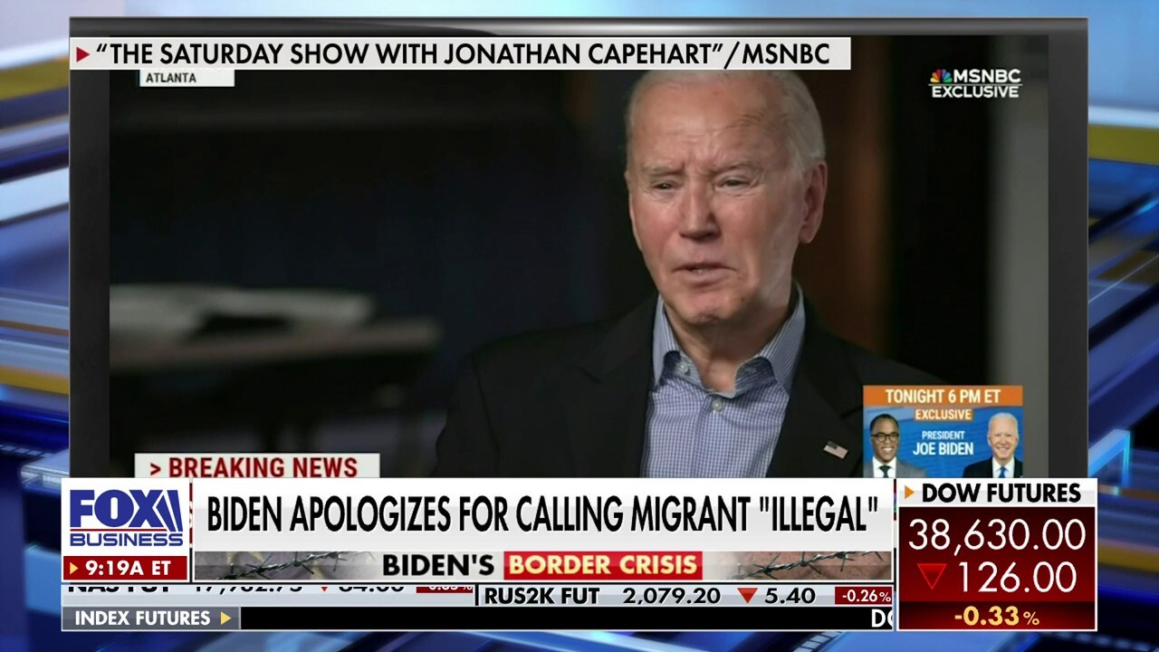 Biden's 'illegal' apology is an attempt to normalize his open border: Tom Homan