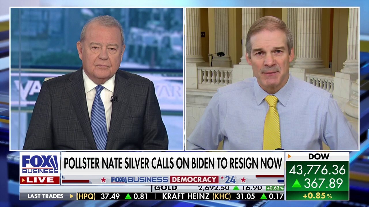 Rep. Jim Jordan points out observation about Biden: 'Not up to the task'