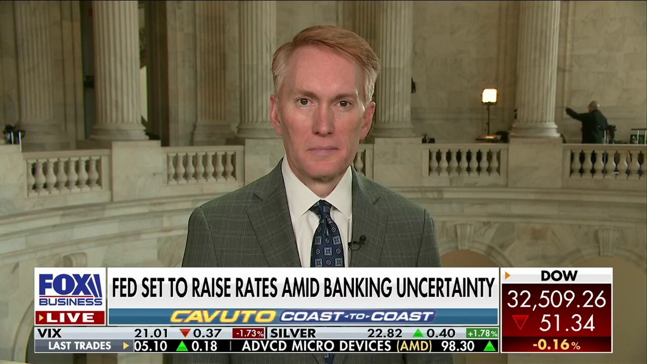 US banking system 'very stable' and strong: Sen. James Lankford