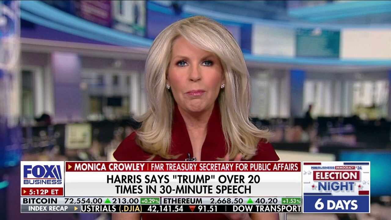 Monica Crowley calls 'garbage' comment an 'abject messaging disaster' for Biden-Harris