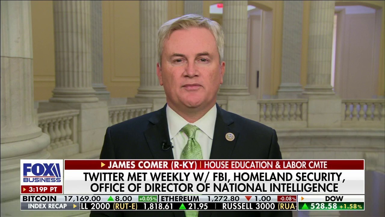 Rep. James Comer: 'Government should never play a role in suppressing free speech'