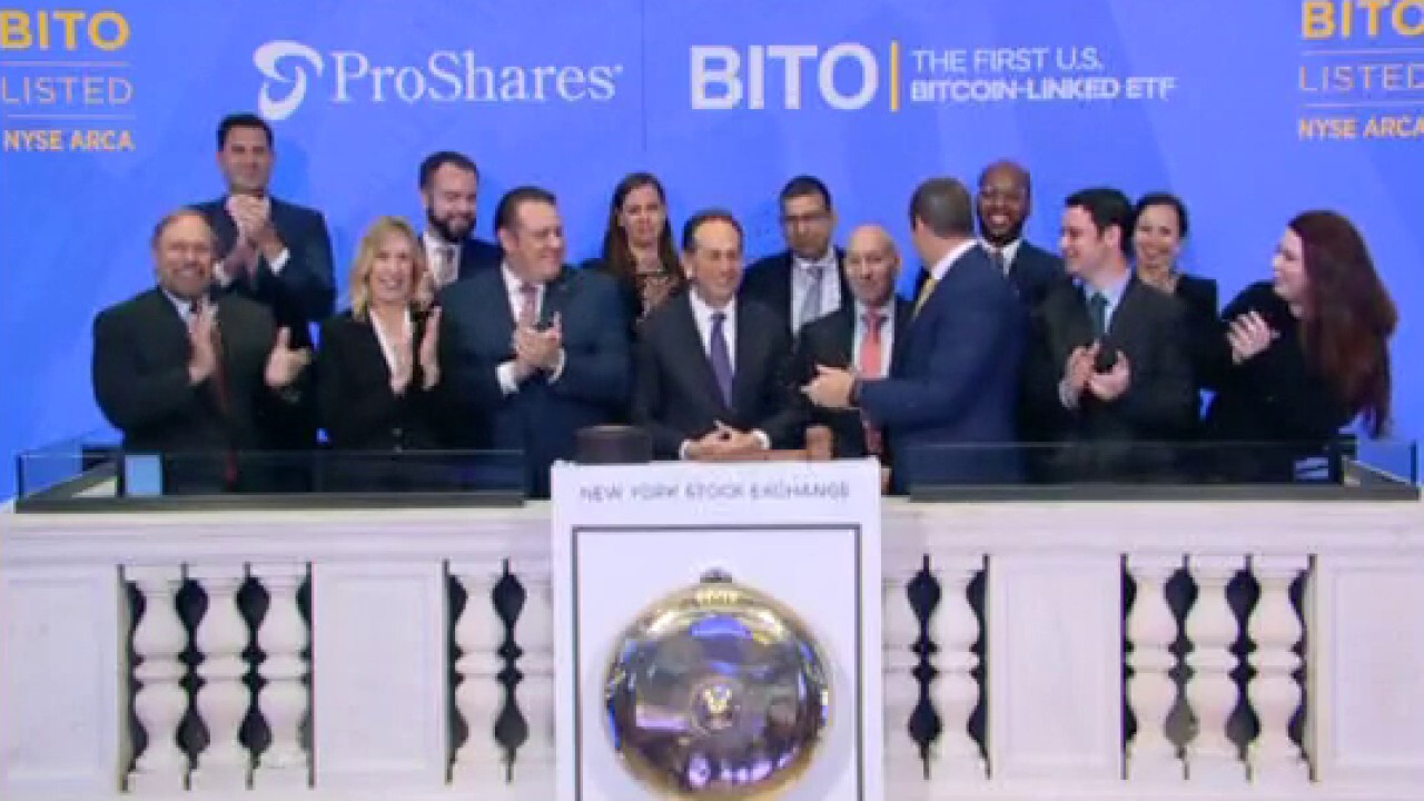 ProShares Bitcoin Strategy ETF makes its NYSE debut