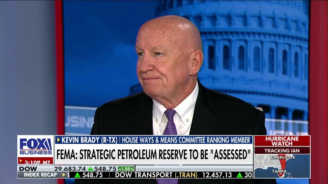 Rep. Kevin Brady, R-Texas, discusses the Biden administration's energy policies and the GOP’s plan for tax reform on "Fox Business Tonight."