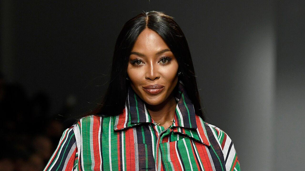 Naomi Campbell takes flight in coronavirus fashion