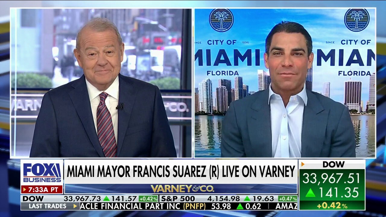 Miami Mayor Francis Suarez discusses Miami being named as a top city for Gen Z tech workers, his solution to the surge in crime and his political aspirations.