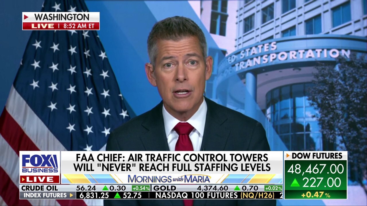Transportation Secretary Sean Duffy joins 'Mornings with Maria' to break down safety concerns, flight disruptions and the administration’s push to modernize air traffic control as China accelerates its drone and space ambitions.