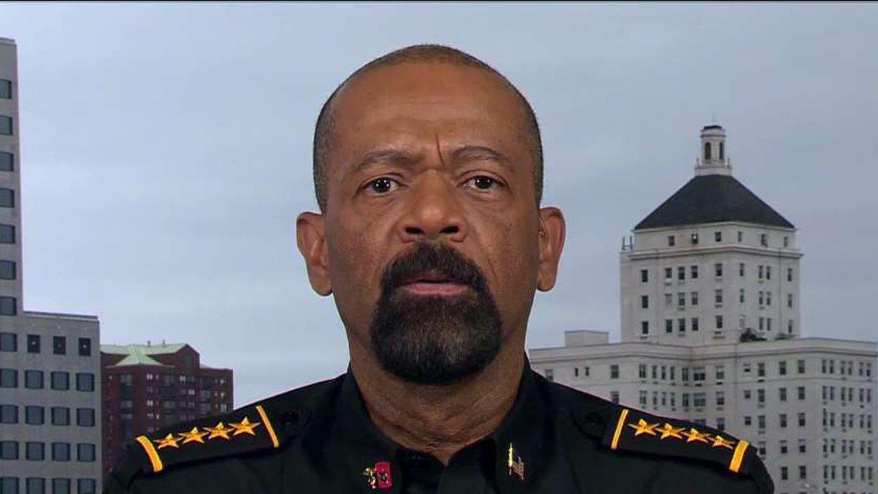 Sheriff David Clarke jumps into action on NC-bound