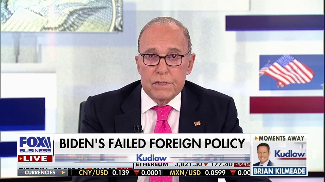 FOX Business host Larry Kudlow discusses the United States' response to the Israel-Hamas war on 'Kudlow.'