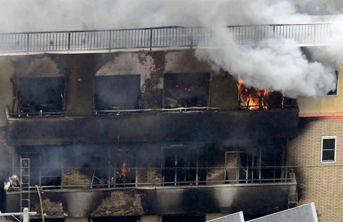 Deadly fire at Japan studio