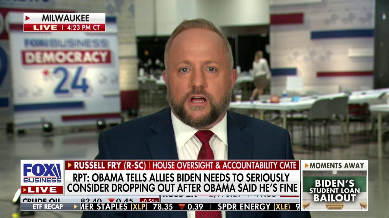 The media ‘failed to do its job’ asking questions about Biden’s faculties: Rep. Russell Fry