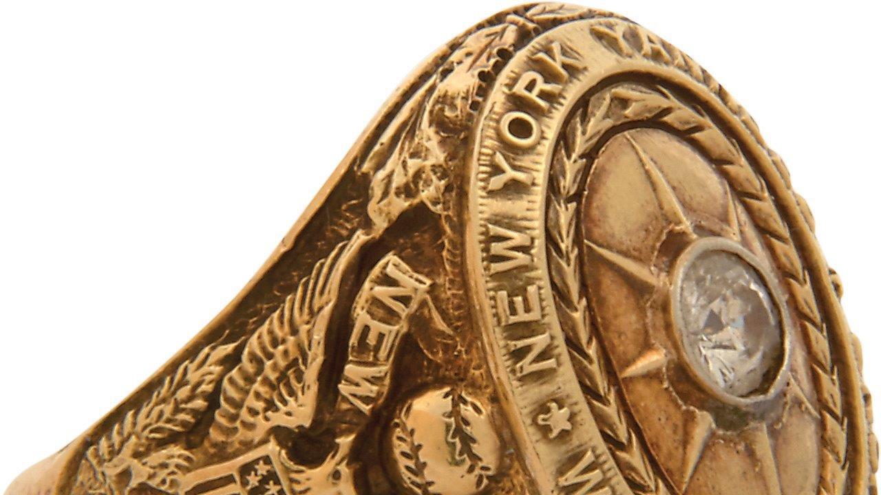 Babe Ruth 1927 World Series ring up for auction by Charlie Sheen