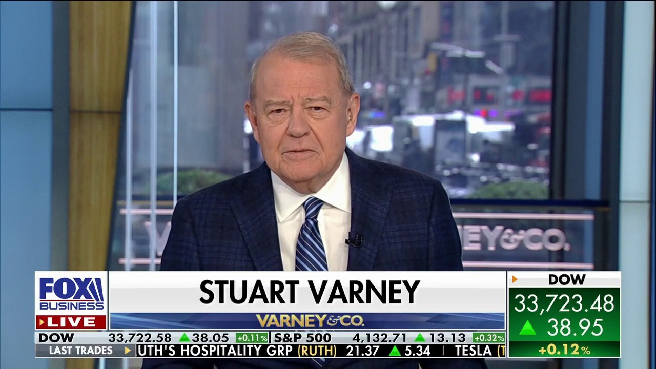 Varney & Co. host Stuart Varney warned against the Biden administration regulating artificial intelligence development, arguing our adversaries are not stopping innovation and neither should the U.S.