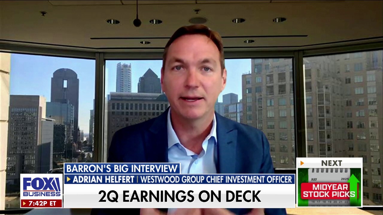Westwood Group Chief Investment Officer Adrian Helfert assesses President Donald Trump’s tariffs, upcoming earnings announcements and more on ‘Barron’s Roundtable.’