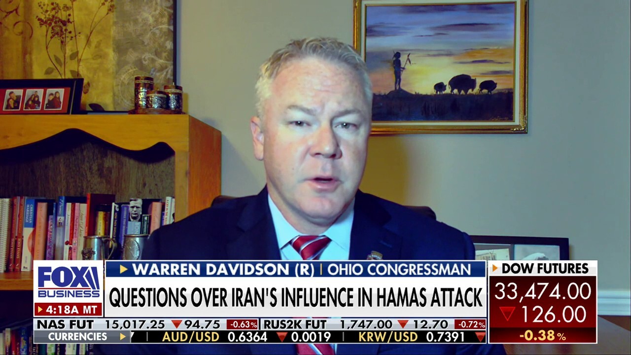 A 'clear crisis' is likely to emerge from Israel, Gaza war: Rep. Warren Davidson