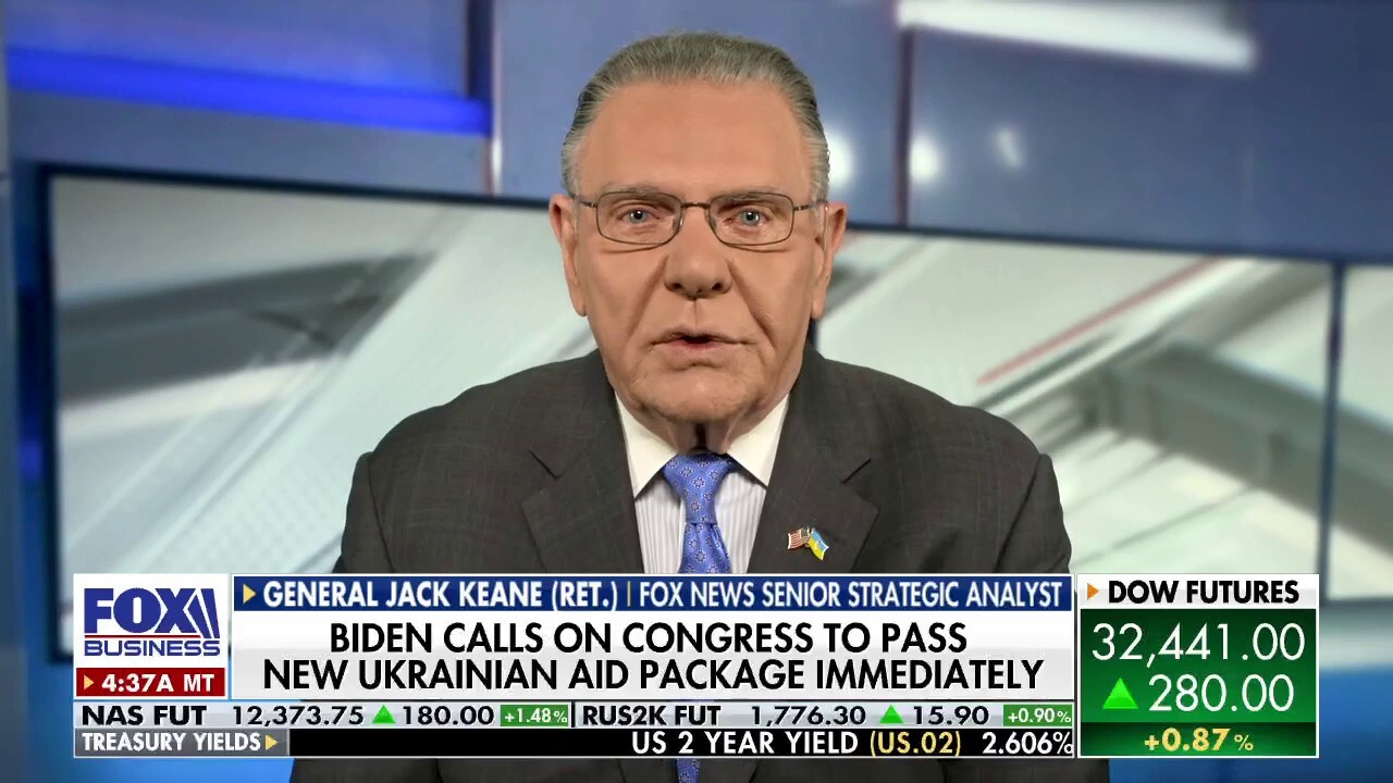 Gen. Jack Keane: Biden administration has gone through a 'major policy shift' on Ukrainian aid