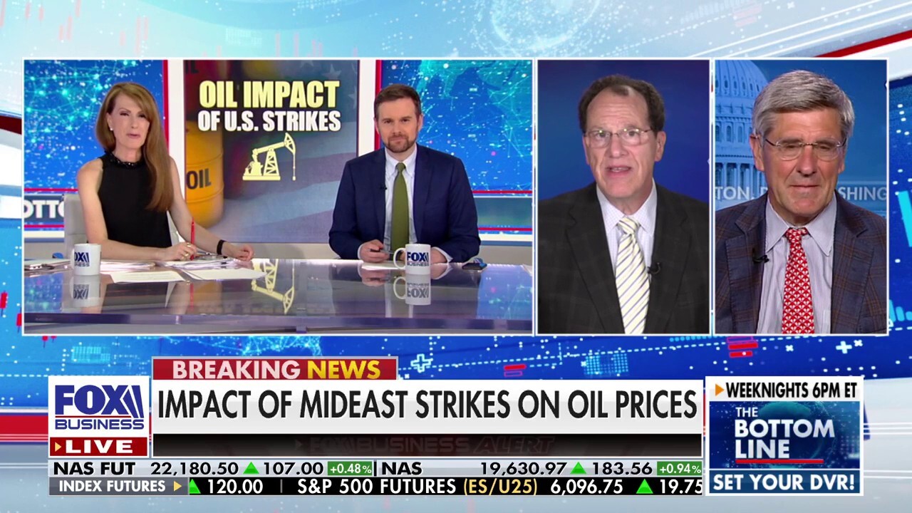 'The Bottom Line' panelists Phil Flynn and Steve Moore discuss the stock market's response to President Donald Trump's actions in the Middle East.