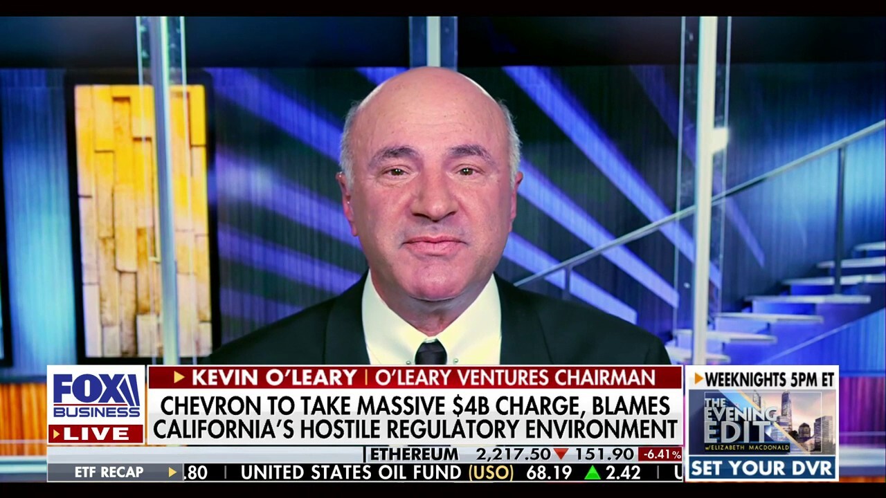 O'Leary Ventures Chairman Kevin O'Leary joins 'The Evening Edit' to discuss the Biden administration's green energy setback and the impact of California’s regulations on its economy.