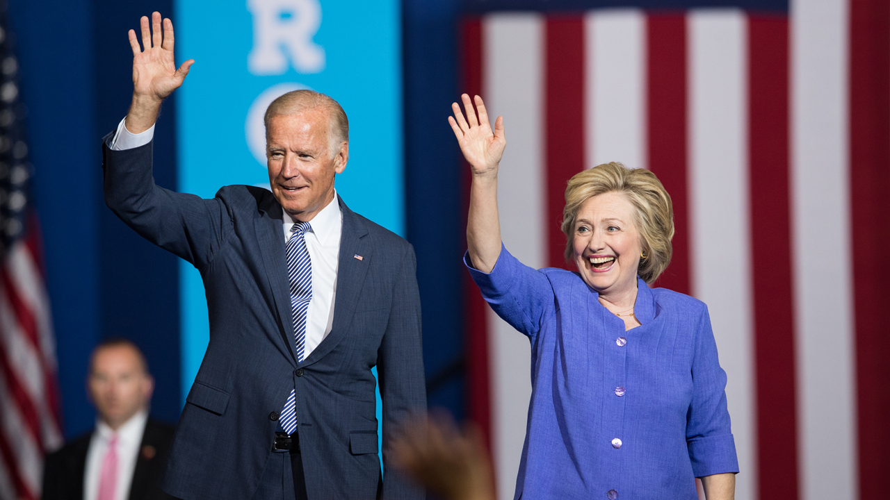 Joe Biden campaigns for Clinton in Pennsylvania