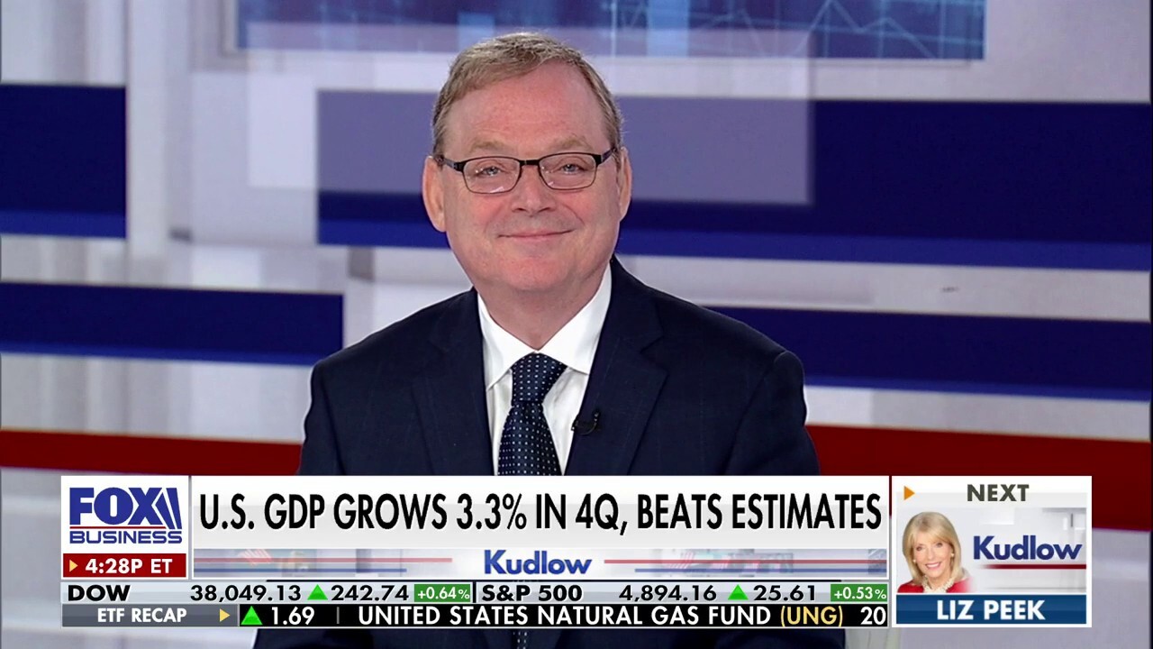 Kevin Hassett, former chair of the Council of Economic Advisers, breaks down U.S. economic growth on 'Kudlow.'