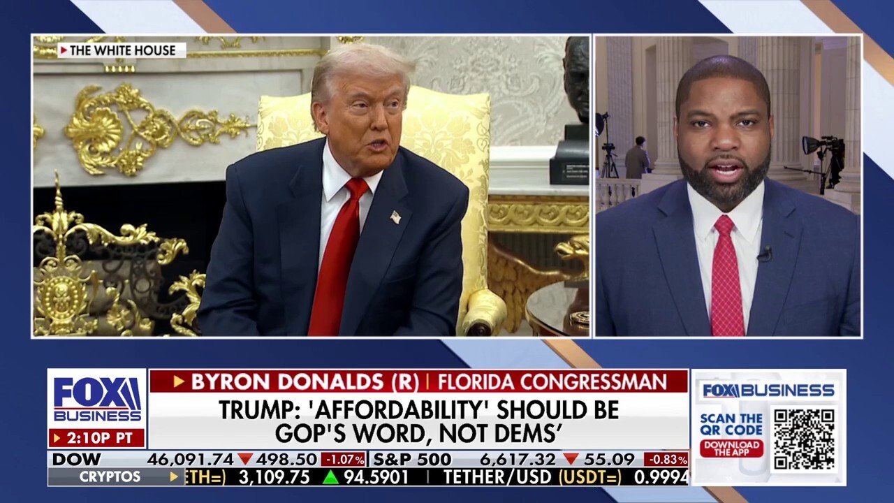 Florida gubernatorial candidate Rep. Byron Donalds, R-Fla., argues Democratic policies have fueled the affordability crisis on The Evening Edit.