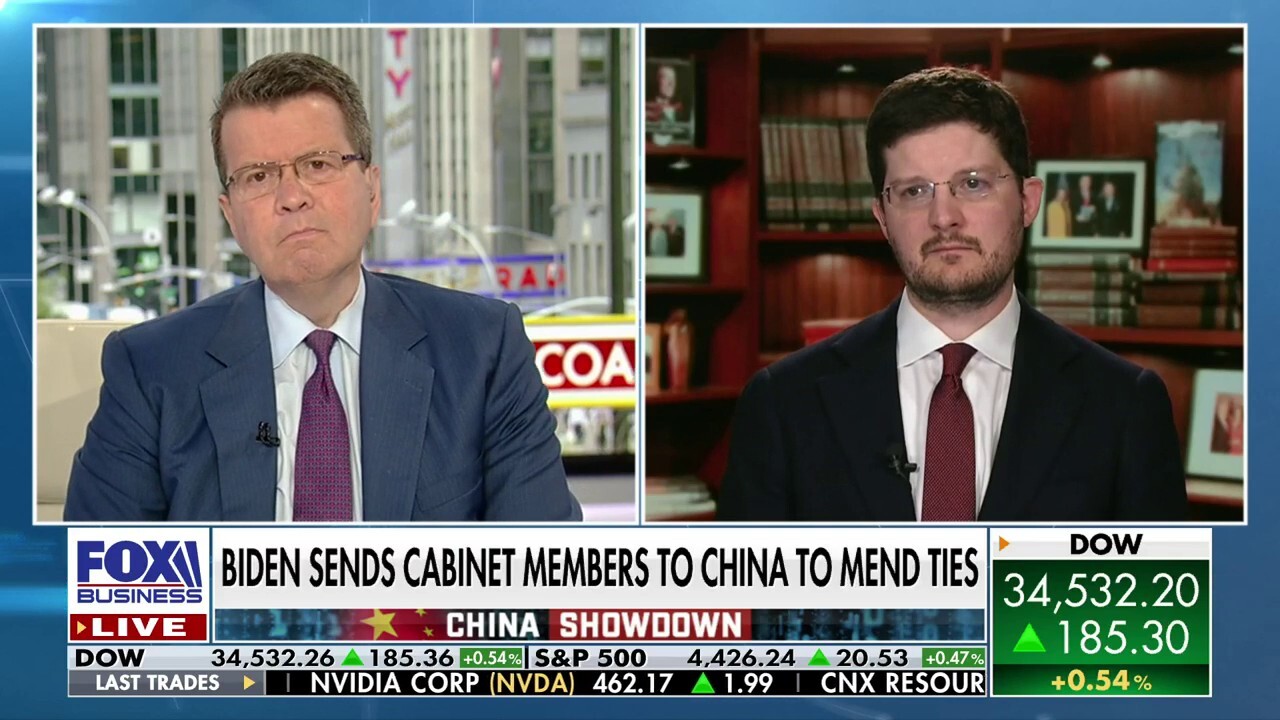 Atlas Organization founder Jonathan D.T. Ward joins ‘Cavuto: Coast to Coast’ to discuss the Biden administrations controversial decision to send key cabinet members to China.