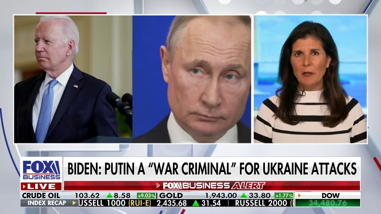Nikki Haley: Biden needed to call Putin a 'war-criminal'
