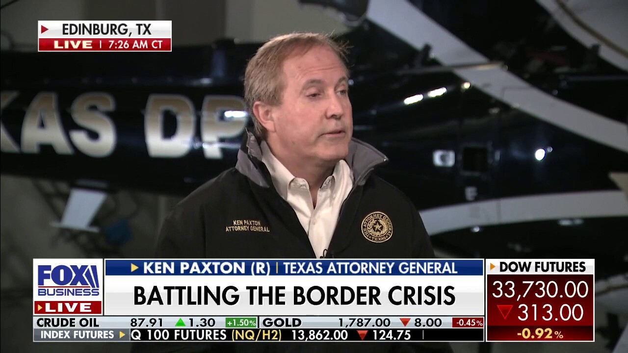 Texas AG Ken Paxton details Border Patrol being told to ‘stand down’ by Washington regarding border briefings with Republican attorneys general.