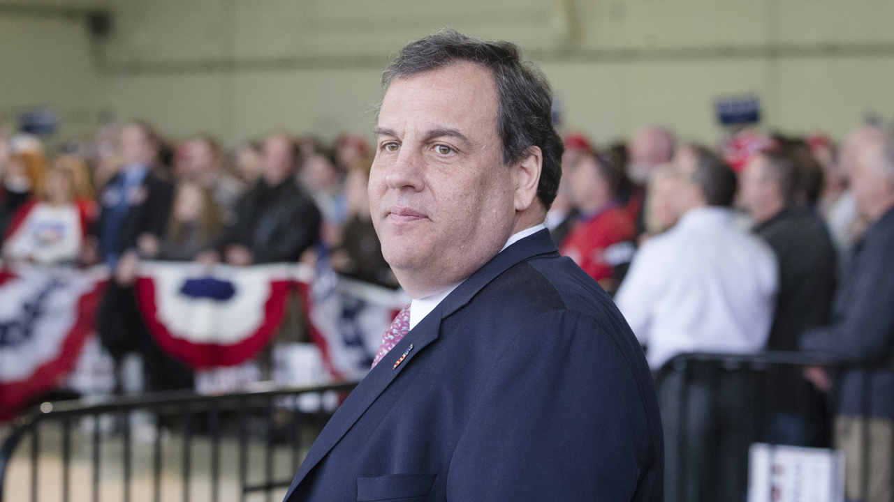 What was Christie thinking being on stage with Trump?