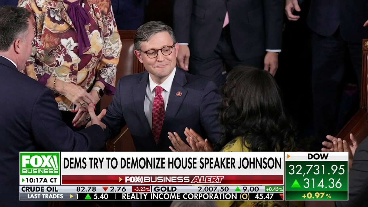 Democrats attempt to demonize House Speaker Johnson in the media