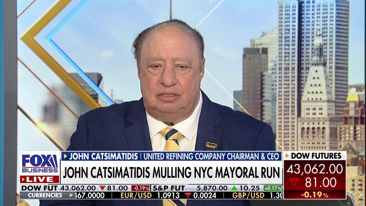 United Refining Company chairman and CEO John Catsimatidis discusses issues facing New York City on ‘Mornings with Maria,’ as Mayor Eric Adams faces mounting legal trouble.