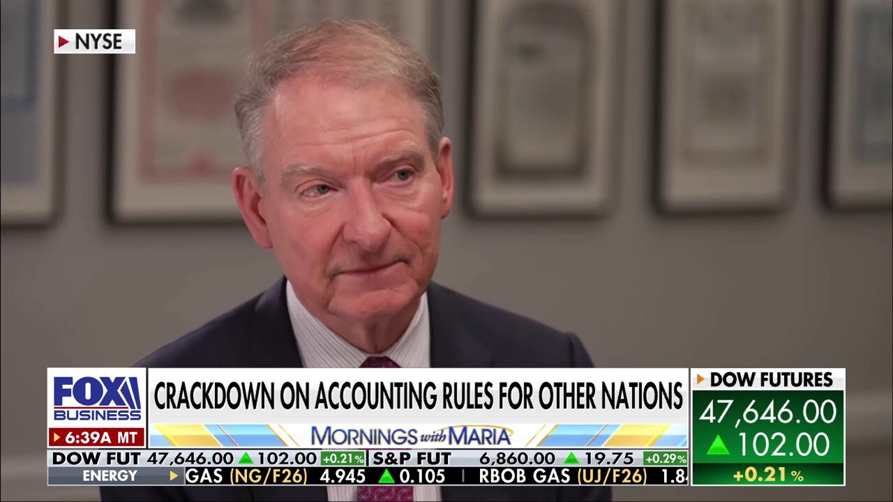 SEC Chairman Paul Atkins joins 'Mornings with Maria' to discuss the disclosure rules for Chinese companies trading on U.S. exchanges.