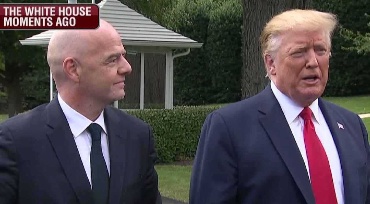 Trump speaks about the US World Cup bid