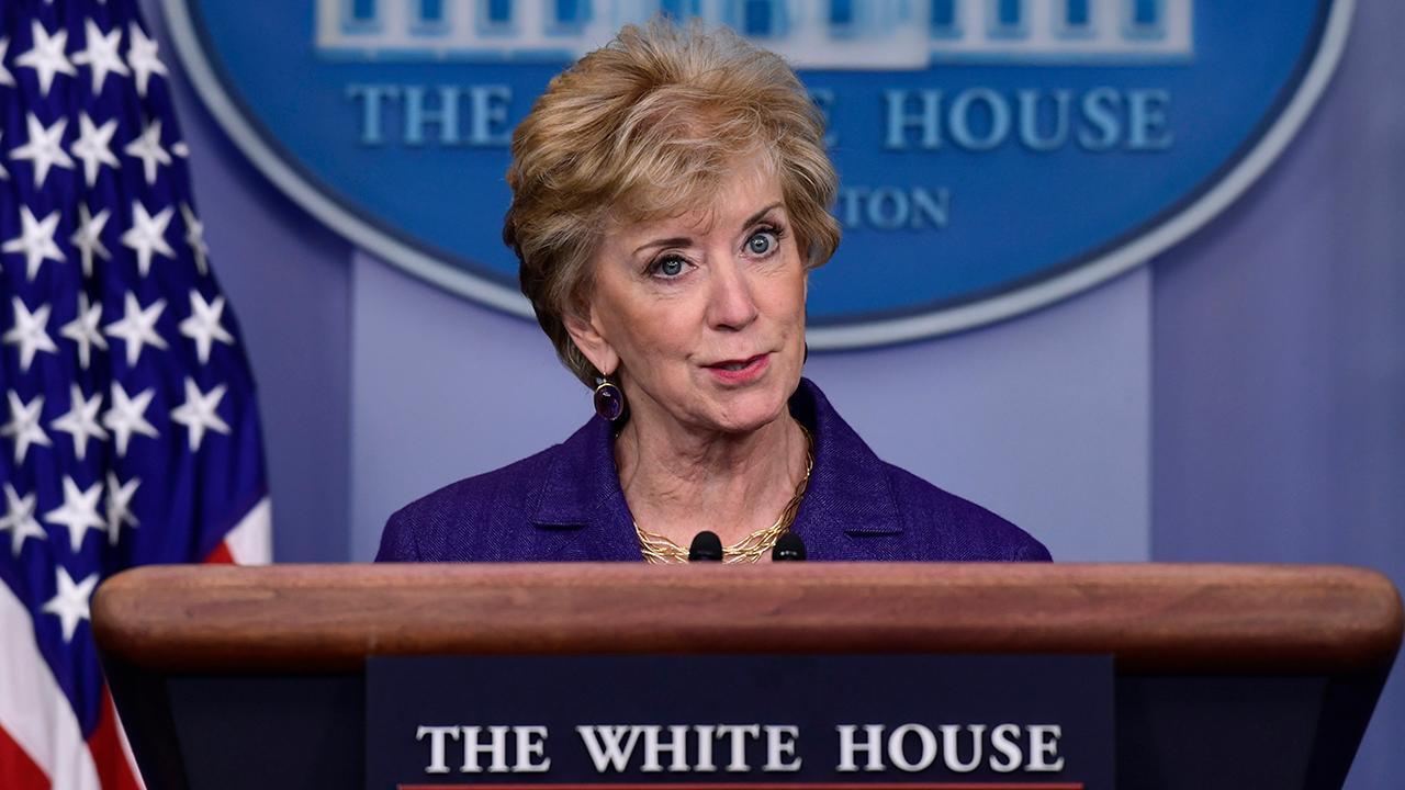 Linda McMahon to resign as head of the Small Business Administration 