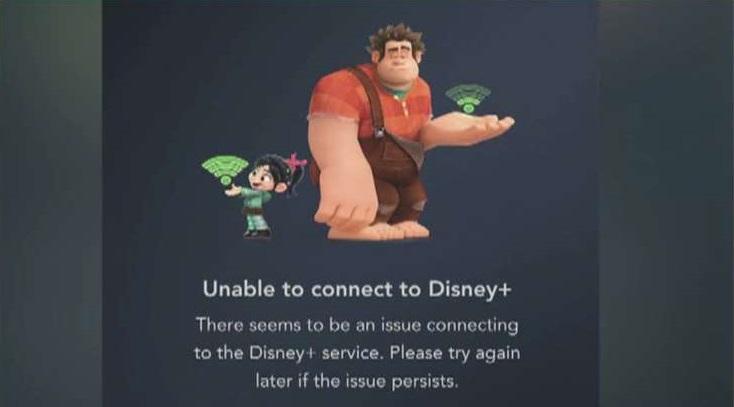Disney+ suffers outages on launch day 
