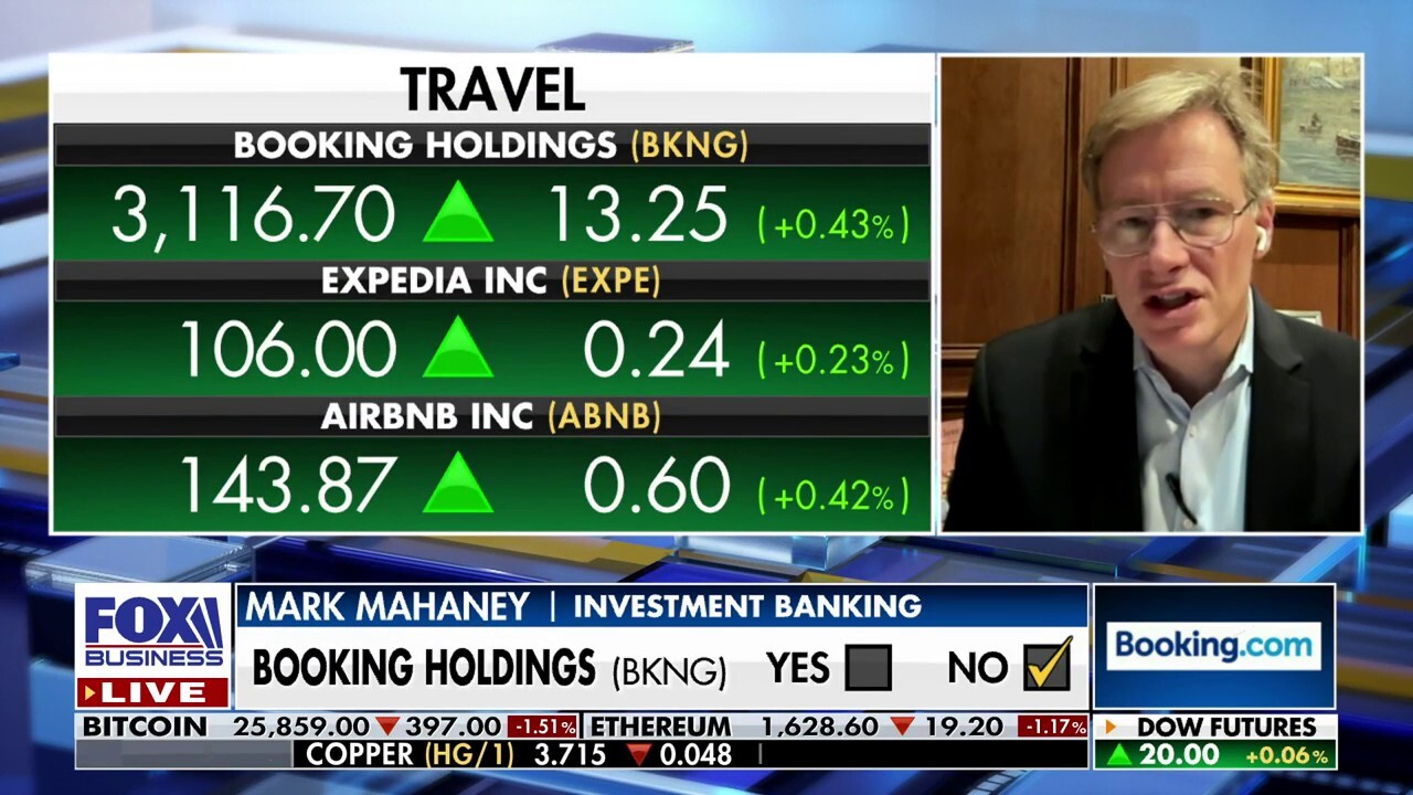 Evercore ISI senior managing director Mark Mahaney analyzes three rising travel stocks on 'Varney & Co.'