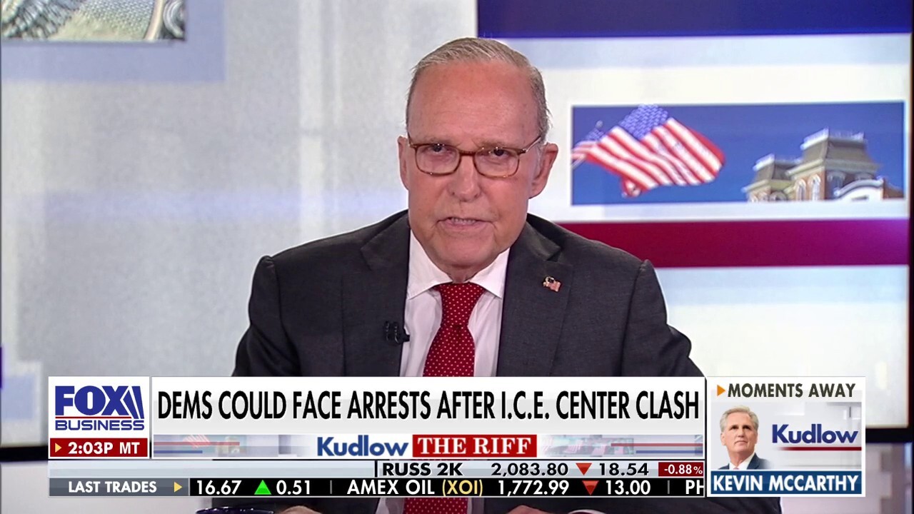  Larry Kudlow: Democrats are gnashing their teeth at Trump's successes