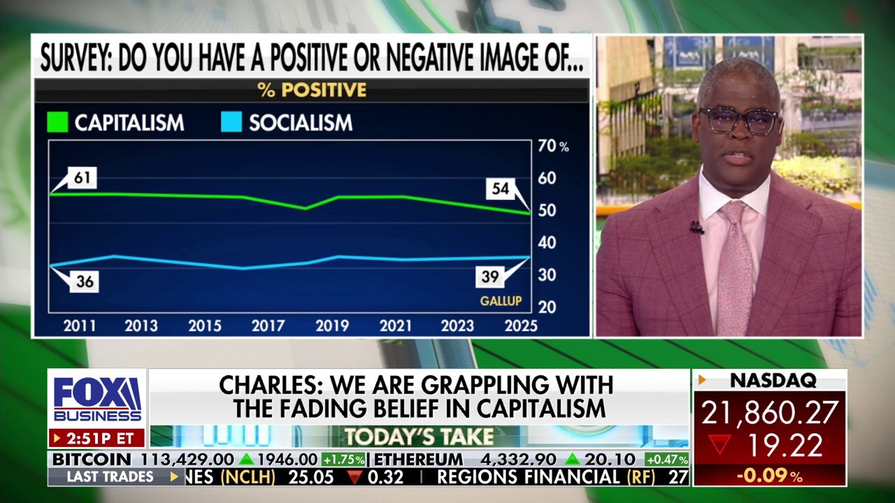 We are grappling with a fading belief in capitalism, Charles Payne warns