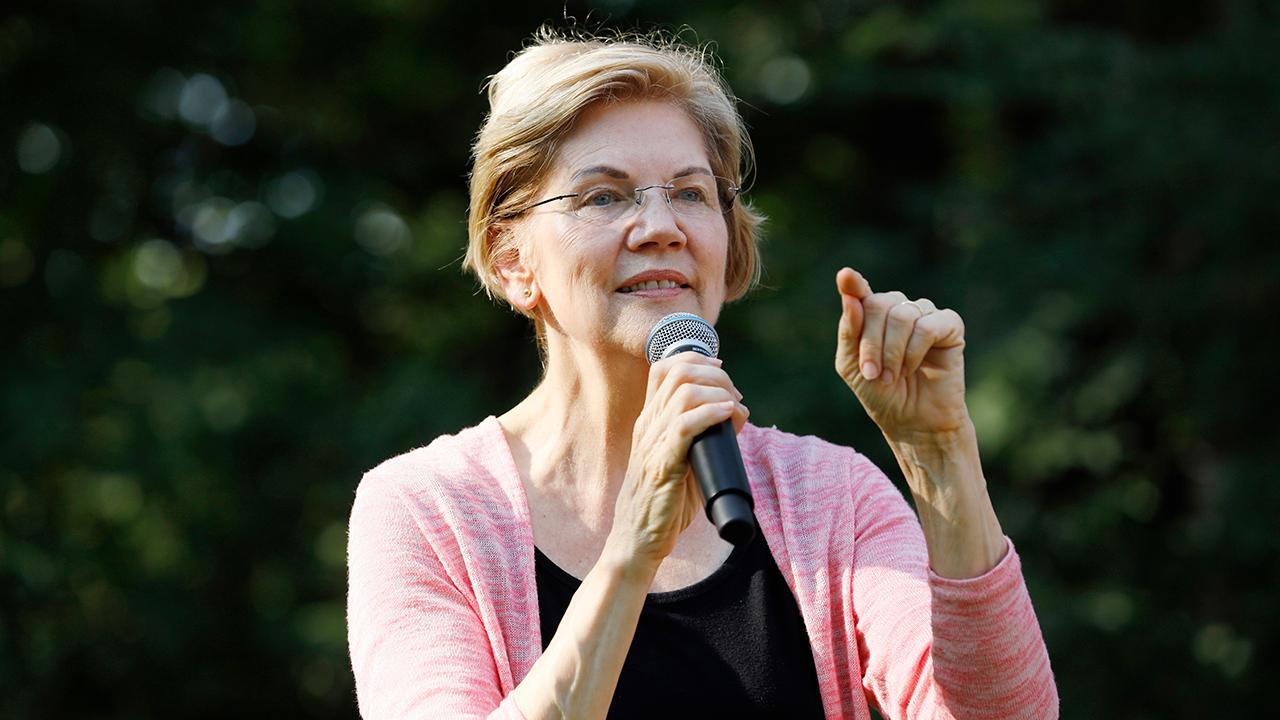 How did Sen. Warren's wealth-tax comments impact voter opinion during Democratic debate?